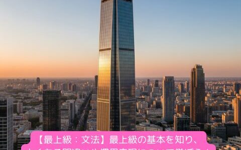 【最上級：文法】最上級の基本を知り、よくある間違いや慣用表現について学ぼう！（練習問題付き）